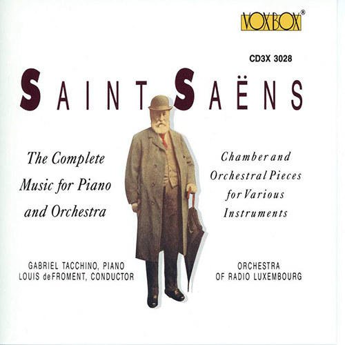 SAINT-SAËNS, C.: Music for Piano and Orchestra (Complete) (Tacchino, Luxembourg Radio Orchestra, Froment)