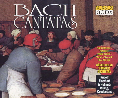 BACH, J.S.: Cantatas, BWV 80, 202-204, 209, 211-212 (Buckel, Ocker, Speiser, Schaible, Ewerhart, Rilling)