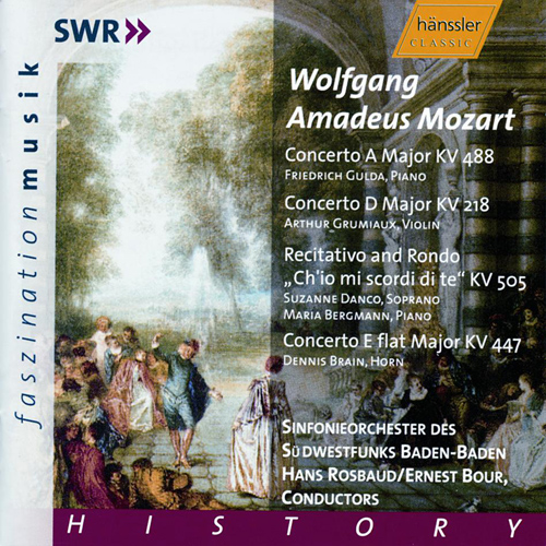 MOZART: Piano Concerto No. 23 / Violin Concerto No. 4 / Horn Concerto No. 3