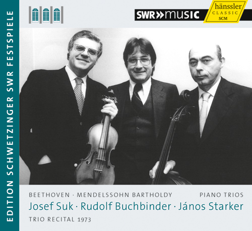 BEETHOVEN, L. van: Piano Trio No. 3 / MENDELSSOHN, Felix: Piano Trio No. 1 (J. Suk, Buchbinder, J. Starker) (Schwetzinger Festspiele Edition, 1973)