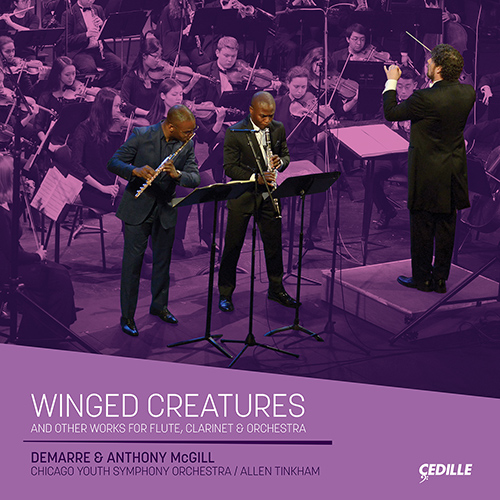 Flute and Clarinet Music - DANZI, F. / PUCKETT, J. / SAINT-SAËNS, C. (Winged Creatures) (A. and D. McGill, Chicago Youth Symphony, Tinkham)