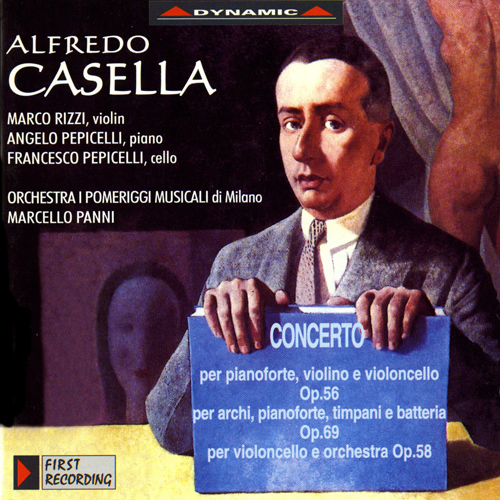 CASELLA, A.: Triple Concerto / Concerto for Piano, Timpani, Percussion and Strings / Cello Concerto (F. and A. Pepicelli, Rizzi, Panni)