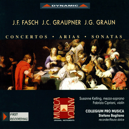 FASCH / GRAUPNER / GRAUN: Recorder Sonatas and Concertos