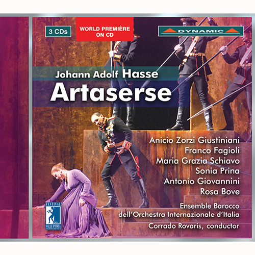 HASSE, J.A.: Artaserse [Opera] (Giustiniani, Schiavo, Prina, Fagioli, Bove, Giovannini, Rovaris)