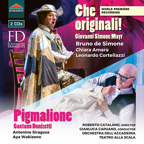 DONIZETTI, G.: Pigmalione (Il) [Opera] / MAYR, G.S.: Che originali! [Opera] (Siragusa, Aya Wakizono, B. de Simone, Amarù, Cortellazzi, G. Capuano)