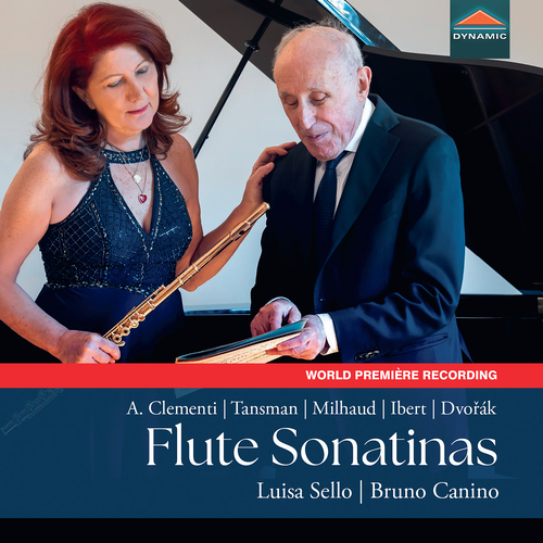 Flute Sonatinas - CLEMENTI, A. / TANSMAN, A. / MILHAUD, D. / IBERT, J. / DVOŘÁK, A. (Sello, Canino)