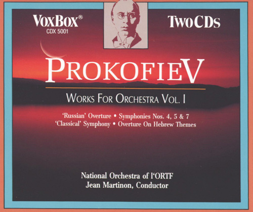 PROKOFIEV, S.: Orchestral Works, Vol. 1 - Russian Overture / Symphonies Nos. 1, 4, 5, 7 (French National Radio Orchestra, Martinon)