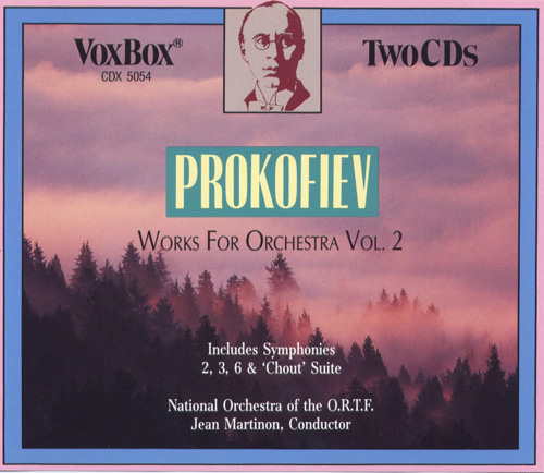 PROKOFIEV, S.: Orchestral Works, Vol. 2 - Symphonies Nos. 2, 3 and 6 / The Tale of the Buffoon (French National Radio Orchestra, Martinon)