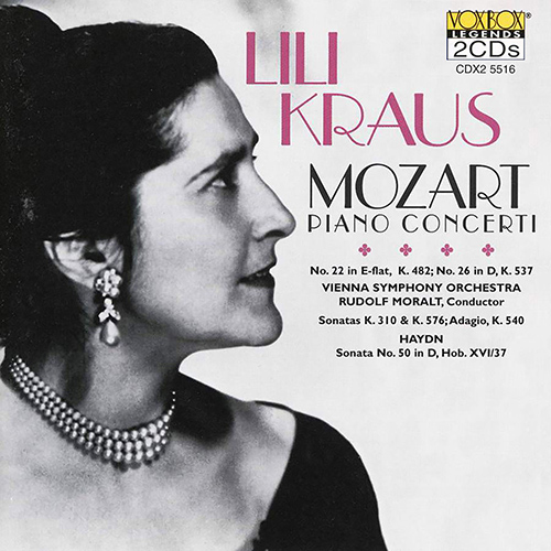 MOZART, W.A.: Piano Concertos Nos. 22 and 26 / Piano Sonatas Nos. 8 and 18 / HAYDN, J.: Keyboard Sonata No. 50 (Kraus, Vienna Symphony, Moralt)