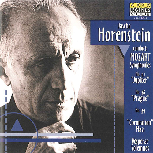 MOZART, W.A.: Symphonies Nos. 38, 39 and 41 / Coronation Mass / Vesperae solennes de confessore (Vienna Symphony, Horenstein) (1955, 1957)