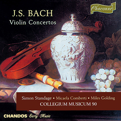 BACH, J.S.: Violin Concertos, BWV 1041-1043 / Concerto for 3 Violins (Standage, Comberti, M. Golding, Collegium Musicum 90)