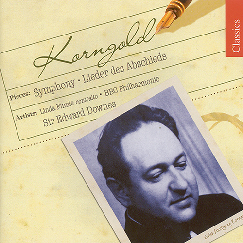 KORNGOLD, E.W.: 4 Abschiedslieder (4 Songs of Farewell) / Symphony in F-Sharp Major, Op. 40 (Finnie, BBC Philharmonic, Downes)