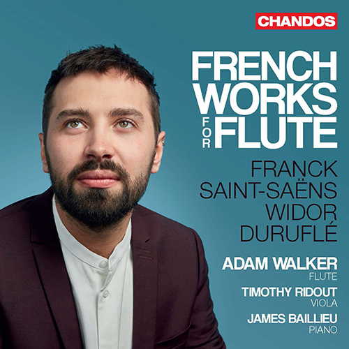 Flute Music (French) - FRANCK, C. / SAINT-SAËNS, C. / WIDOR, C.-M. / DURUFLÉ, M. (French Works for Flute) (A. Walker, Ridout, Baillieu)