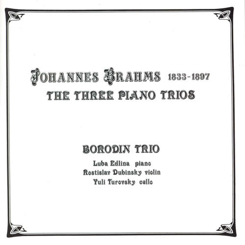 BRAHMS: Piano Trios Nos. 1-3