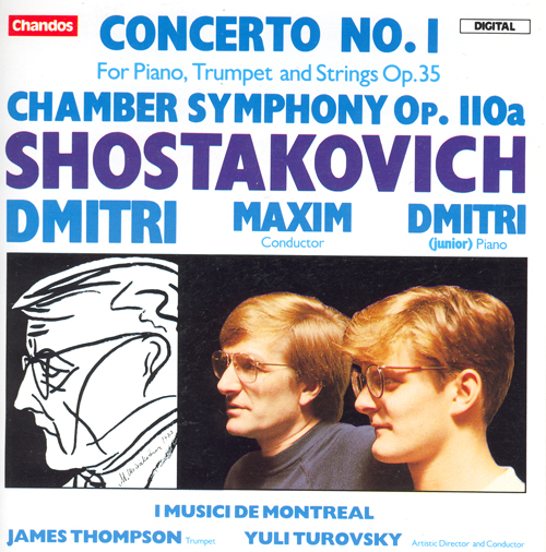 SHOSTAKOVICH: Piano Concerto No. 1 / Chamber Symphony