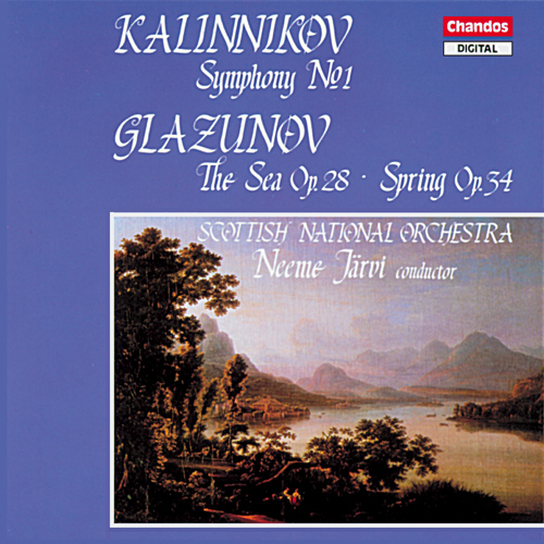 KALINNIKOV, V.S.: Symphony No. 1 / GLAZUNOV, A.K.: The Sea / Spring (Scottish National Orchestra, Jarvi)