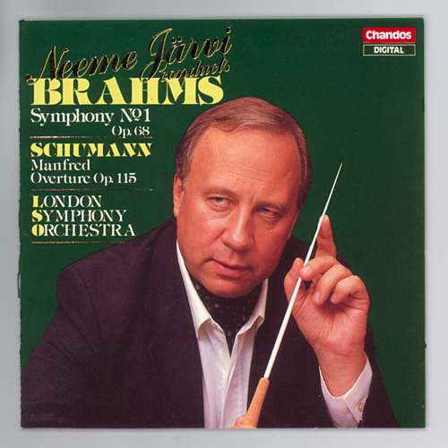 BRAHMS, J.: Symphony No. 1 / SCHUMANN, R.: Manfred Overture (London Symphony, Jarvi)