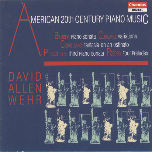 Piano Recital: Wehr, David Allen - BARBER, S. / COPLAND, A. / PERSICHETTI, V. / POZDRO, J.W. (American Twentieth Century Piano Music)