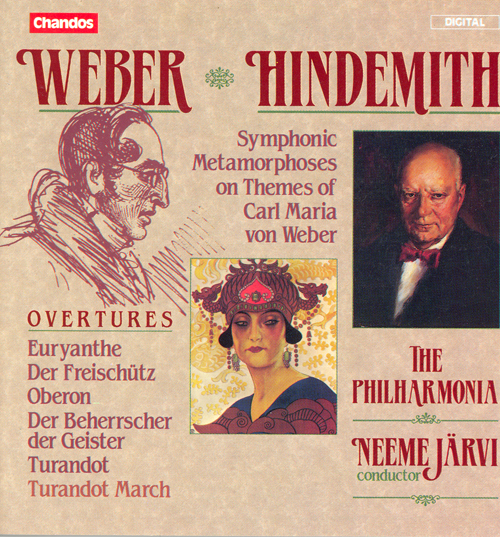 WEBER: Overtures / HINDEMITH: Symphonic Metamorphosis on Themes of Carl Maria von Weber