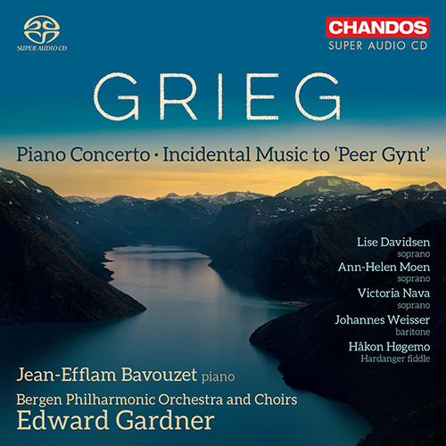 GRIEG, E.: Piano Concerto, Op. 16 / Peer Gynt, Op. 23 (excerpts) (Bavouzet, Davidsen, Moen, Nava, Weisser, Bergen Philharmonic, E. Gardner)