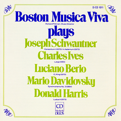 SCHWANTNER, J.: Consortium I / In aeternum / IVES, C.: Largo for Violin, Clarinet and Piano / DAVIDOVSKY, M.: Synchronisms No. 3 (Boston Musica Viva)