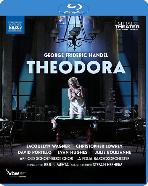 HANDEL, G.F.: Theodora [Oratorio] (J. Wagner, Lowrey, Portillo, Arnold Schoenberg Choir, La Folia Barockorchester, B. Mehta) (Blu-ray, HD)