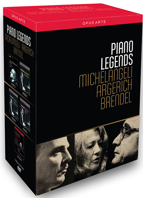 PIANO LEGENDS - Michelangeli / Argerich / Brendel (5 DVD Box Set) (NTSC)