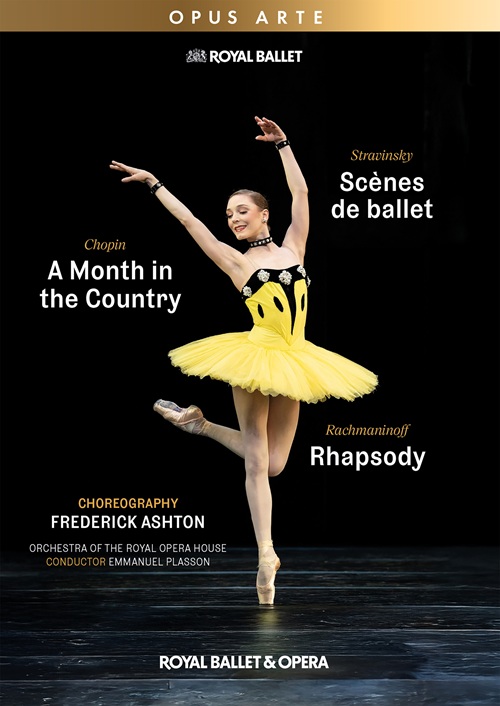 ASHTON, F.: Scènes de ballet / A Month in the Country / Rhapsody [Ballets] (Royal Ballet, 2022) (NTSC)