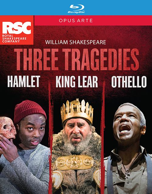 SHAKESPEARE, W.: 3 Tragedies - Hamlet / King Lear / Othello (Royal Shakespeare Company, 2015-2016) (3-Blu-ray Disc Box Set)