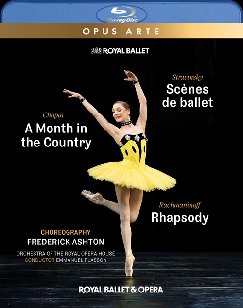 ASHTON, F.: Scènes de ballet / A Month in the Country / Rhapsody [Ballets] (Royal Ballet, 2022) (Blu-ray, HD)