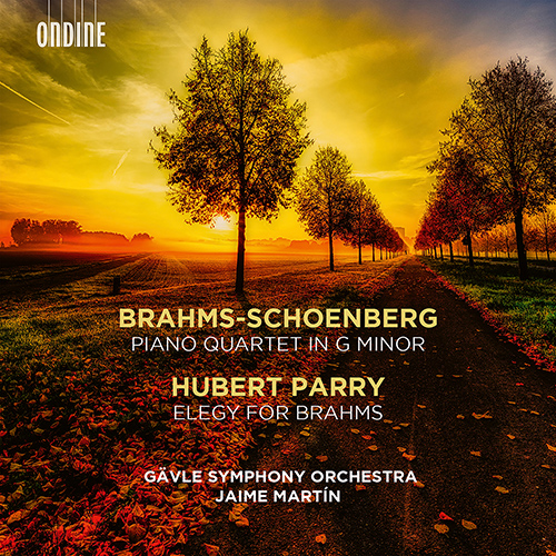 BRAHMS, J.: Piano Quartet (arr. A. Schöenberg for orchestra) / PARRY, H.: Elegy for Brahms (Gävle Symphony, J. Martín)