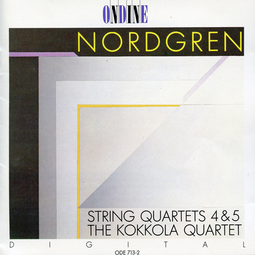 NORDGREN P.H.: String Quartets Nos. 4 and 5 (Kokkola Quartet)