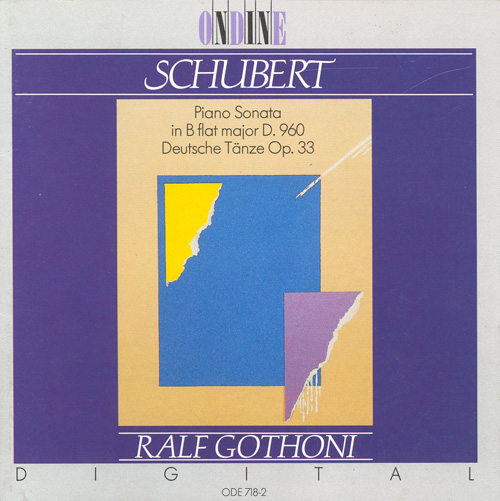 SCHUBERT, F.: Piano Sonata No. 21 / 16 German Dances (Gothoni)