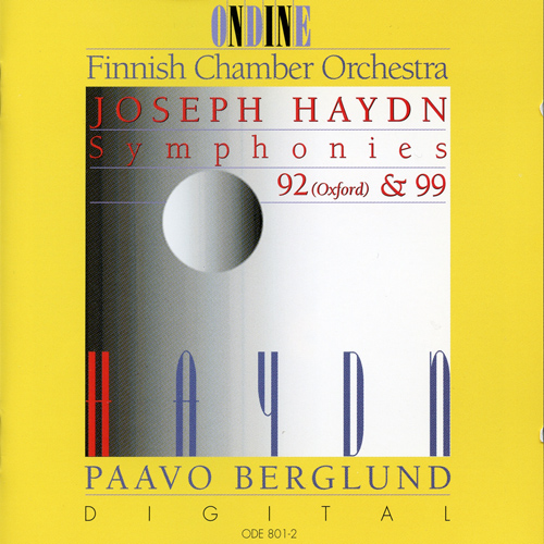 HAYDN, J.: Symphonies Nos. 92, 
