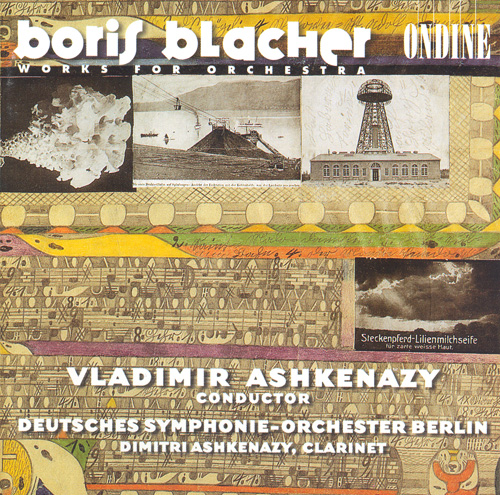 BLACHER, B.: Concertante Musik / Furstin Tarakanowa Suite / 2 Inventions / Music for Cleveland / Clarinet Concerto (D. and V. Ashkenazy)
