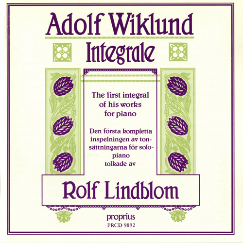 WIKLUND: Complete Piano Works