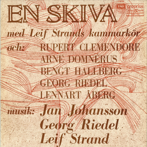 LEIF STRAND CHAMBER CHOIR: Skiva Med Leif Strands Kammarkör (En)