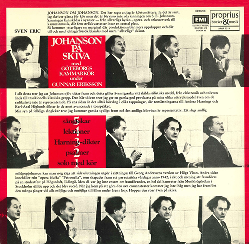 JOHANSON, S.-E.: Choral Music (Gothenburg Chamber Choir, Eriksson)