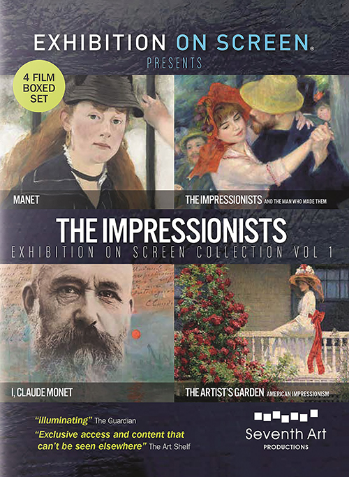 EXHIBITION ON SCREEN COLLECTION, Vol. 1 - The Impressionists (Art Documentaries, 2013-2017) (4-DVD Box Set) (NTSC)