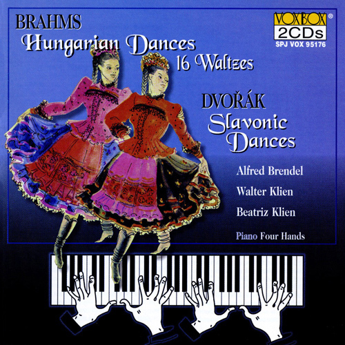 BRAHMS, J.: 21 Hungarian Dances / 16 Waltzes / DVOŘÁK, A.: Slavonic Dances, Opp. 46 and 72 (Brendel, B. and W. Klien)