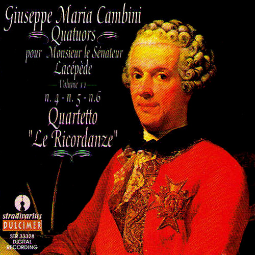 CAMBINI, G.M.: String Quartets Nos. 4, 5 and 6 (Monsieur Lacépède Vol. 2) (Quartetto Le Ricordanze)