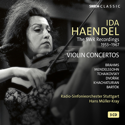 Violin Concertos - BRAHMS, J. / MENDELSSOHN, Felix / TCHAIKOVSKY, P.I. / DVOŘÁK, A. (Haendel, Stuttgart Radio Symphony, Müller-Kray) (1953-1967)