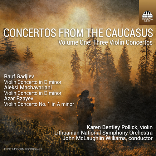 Concertos from the Caucasus, Vol. 1 - 3 Violin Concertos: GADJIEV, R. / MACHAVARIANI, A. / RZAYEV, A.G. (Pollick, Lithuanian National Symphony)