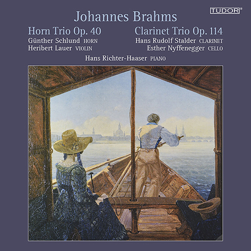 BRAHMS, J.: Trio for Violin, Horn and Piano / Clarinet Trio (Stalder, Schlund, Lauer, Nyffenegger, Richter-Haaser)