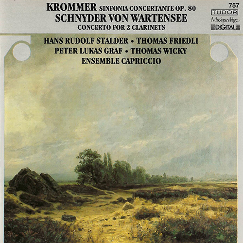 KROMMER, F.: Sinfonia Concertante, Op. 80 / SCHNYDER VON WARTENSEE, F.X.: Concerto for 2 Clarinets (Graf, Stalder, Friedli, Wicky, Ensemble Capriccio)