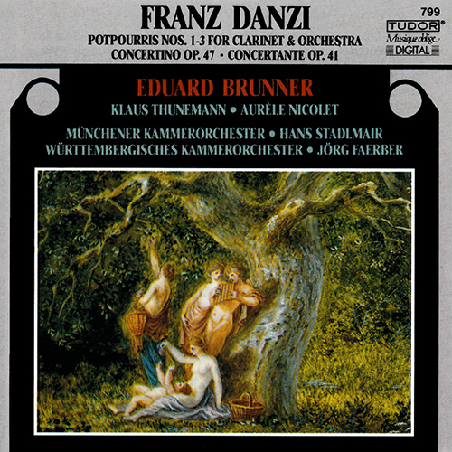 DANZI, F.: Potpourris Nos. 1-3 / Sinfonias Concertantes (Brunner, Nicolet, Thunemann, Stadlmair, Faerber)