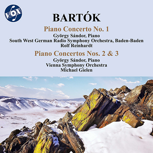 BARTÓK, B.: Piano Concertos Nos. 1-3 (Sándor, South West German Radio Symphony, Baden-Baden, Vienna Symphony, R. Reinhardt, Gielen)