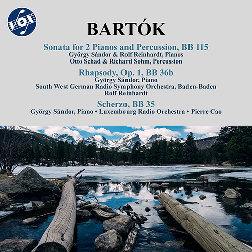 BARTÓK, B.: Sonata for 2 Pianos and Percussion, BB 115 / Rhapsody, BB 36b / Scherzo, BB 35 (Sándor, Reinhardt, P. Cao)