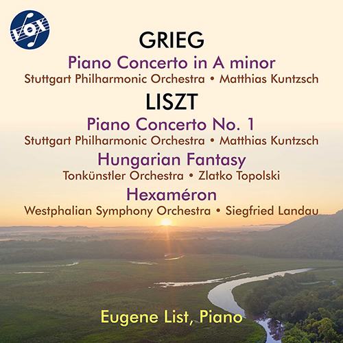 GRIEG, E.: Piano Concerto / LISZT, F.: Piano Concerto No. 1 / Hungarian Fantasy / Hexameron (E. List, M. Kuntzsch, S. Landau, Z. Topolski)
