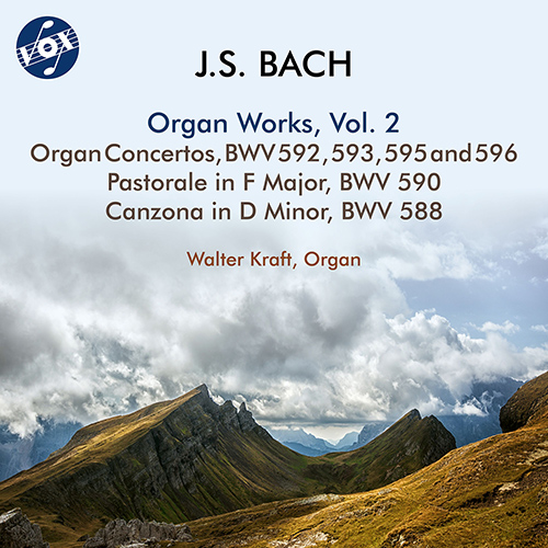 BACH, J.S.: Organ Works, Vol. 2 - Organ Concertos, BWV 592, 593, 595, 596 / Canzona, BWV 588 / Kleines harmonisches Labyrinth, BWV 591 (W. Kraft)